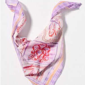 Maeve Holiday Printed Bandana Scarf